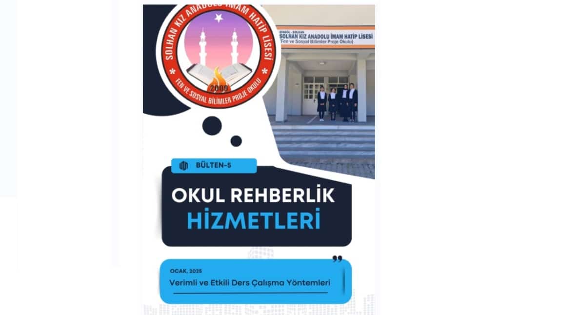 Okul Rehberlik Hizmetleri Bültenimizin 5.Sayısı Yayında.